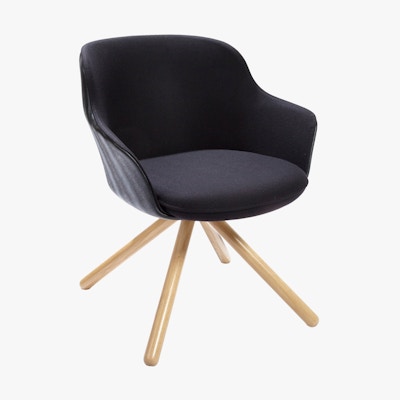 Rollie Broomstick Base Tub Chair