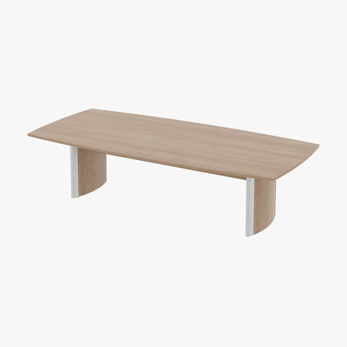 Aerofoil Boardroom Table One Section Top