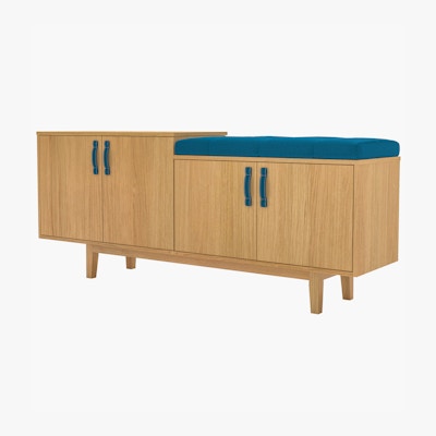 Jig High Credenza with Seat Pad