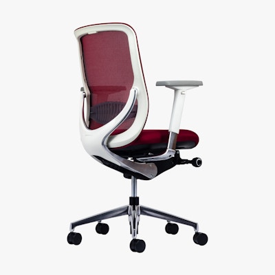 Zephyr Light Office Chair | Wine