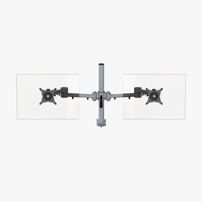 Stream Plus Dual Beam Monitor Arm with Baby C Clamp Fixing