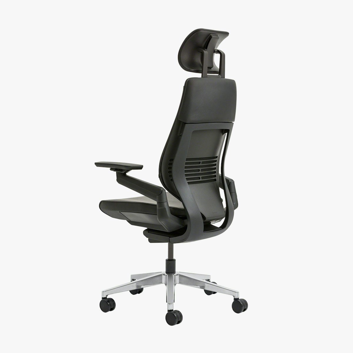 Steelcase Gesture Wrapped Back Leather Office Chair Hunts Office