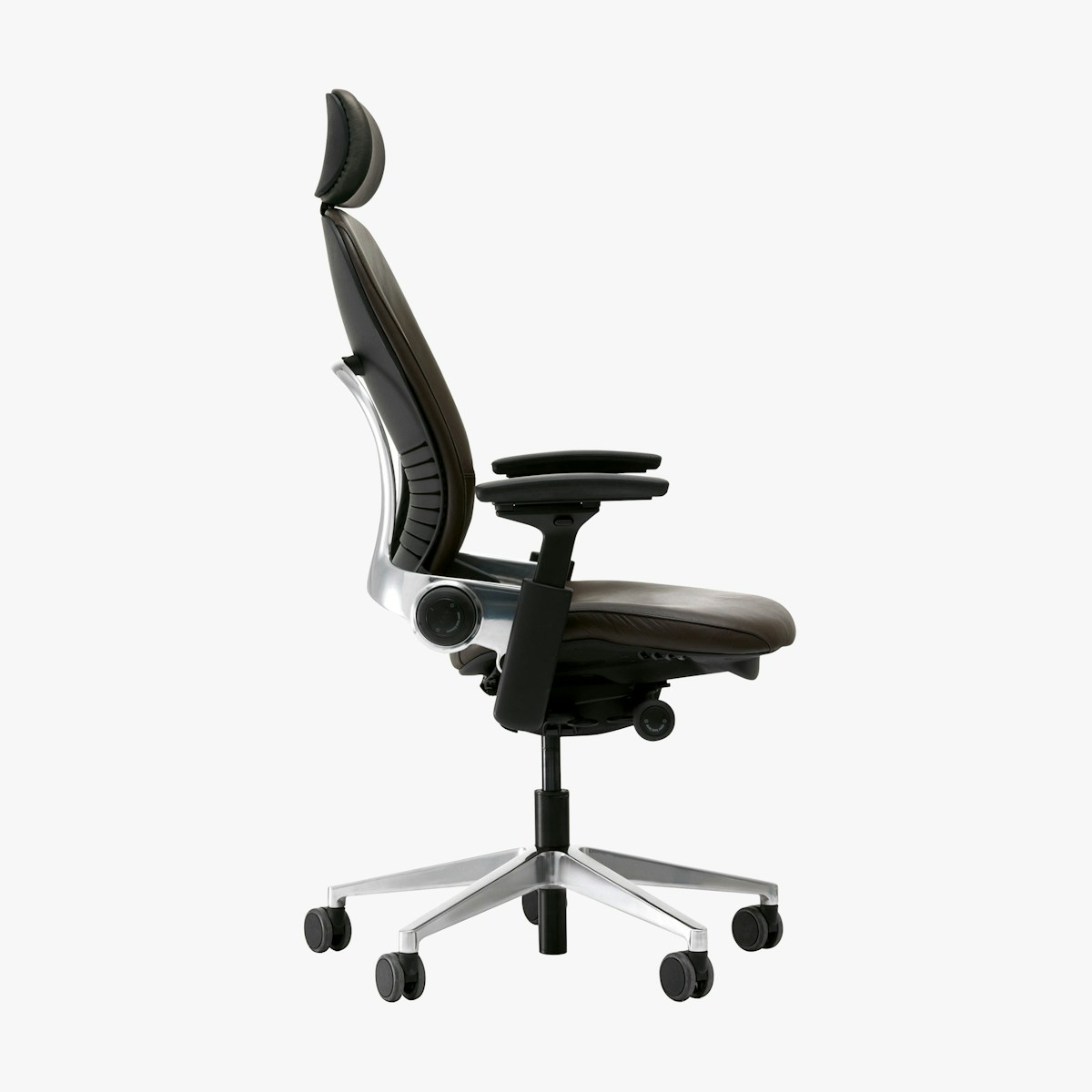 Steelcase Leap Premium Leather Office Chair Hunts Office