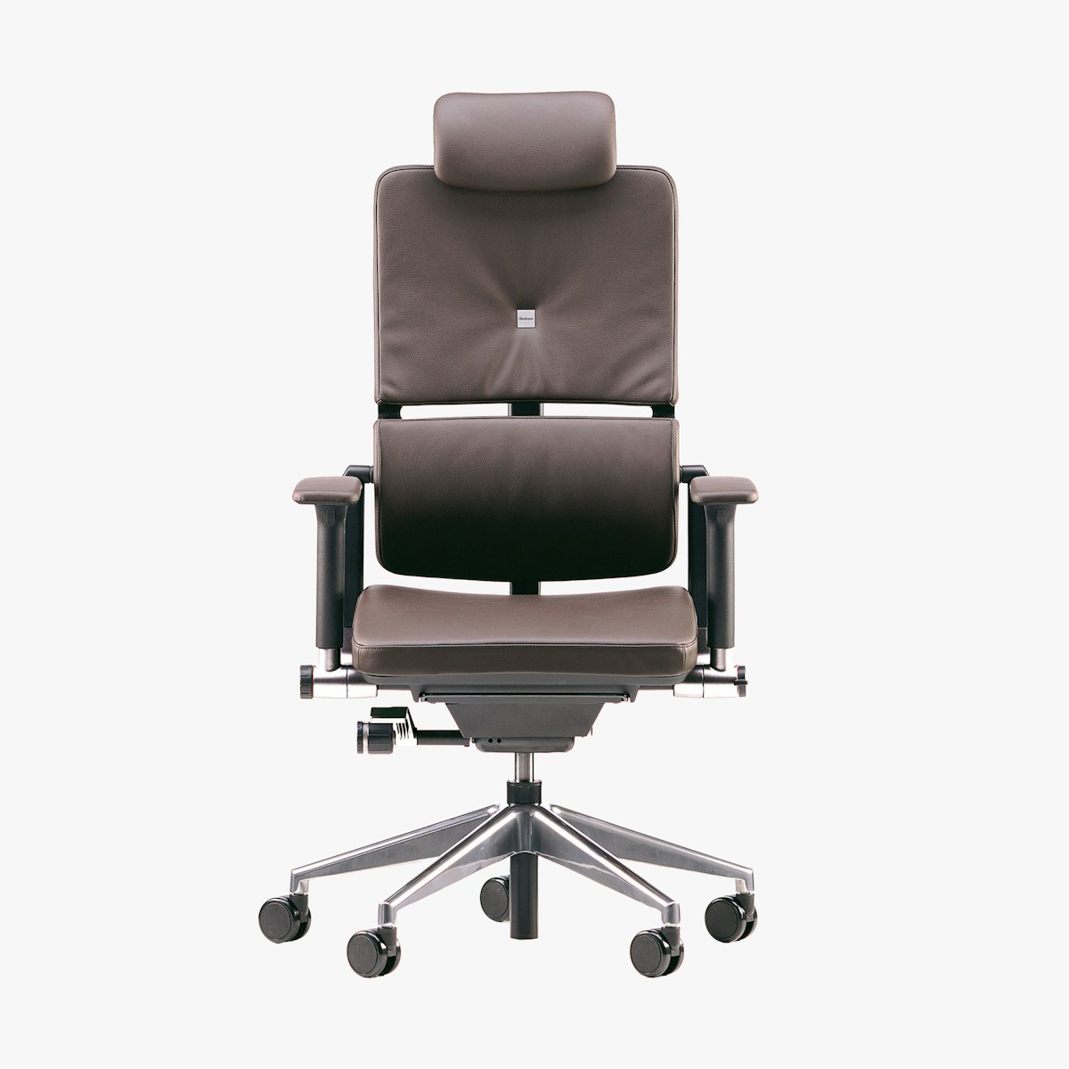 Steelcase Please Executive Leather Office Chair With Hunts Office