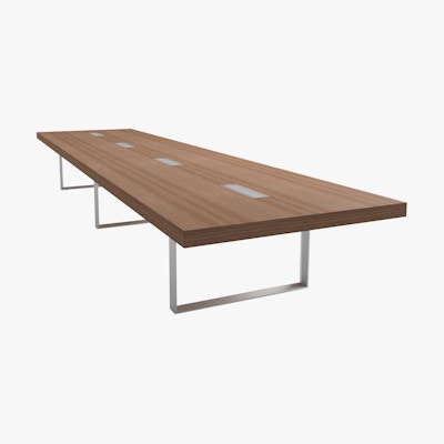 T45 Four Section Loop Leg Boardroom Table